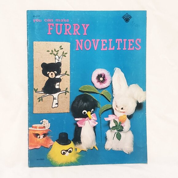 You Can Make Furry Novelties Faux Fur Felt Animals Craft Course 1971 Koala Bear - Picture 2 of 10